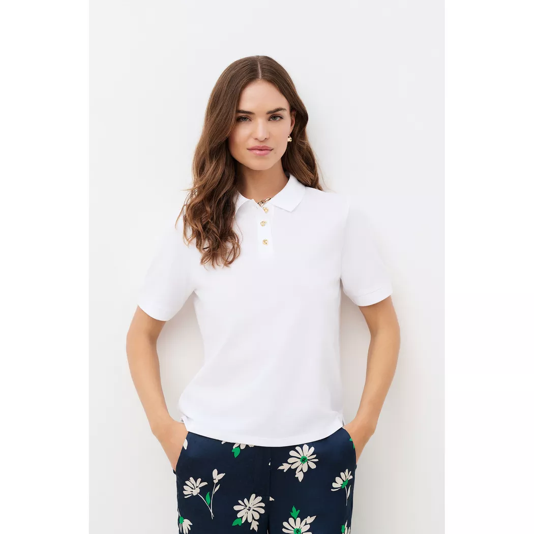 Caroll - T-Shirt, kurzarm, für Damen, Weiss Größe L