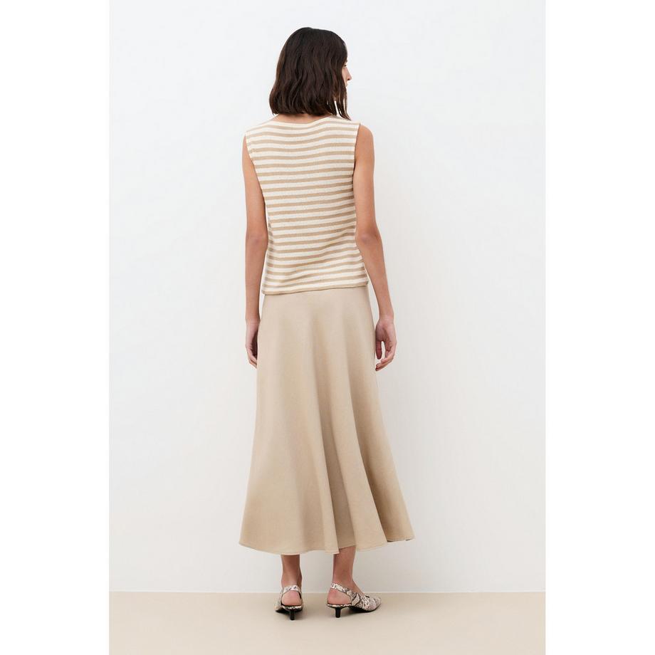 Caroll T-shirt sans manches col bateau  