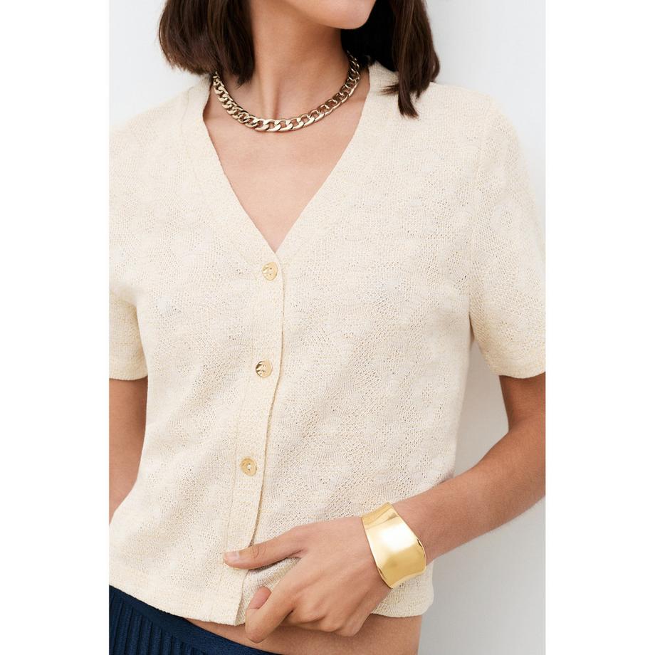 Caroll T-Shirt Col V Manches Courtes  