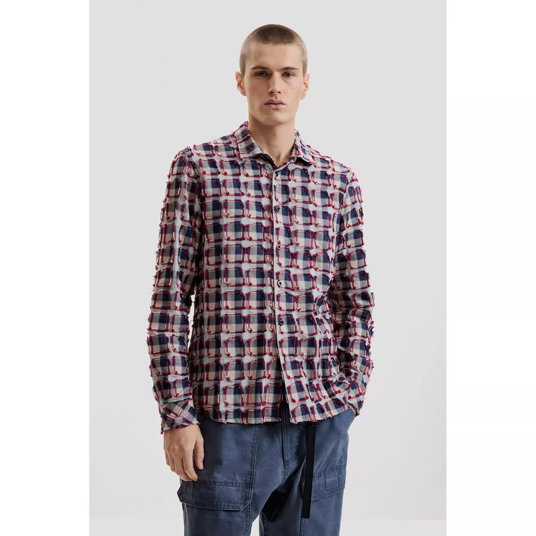 Desigual Chemise à carreaux RED M male 2