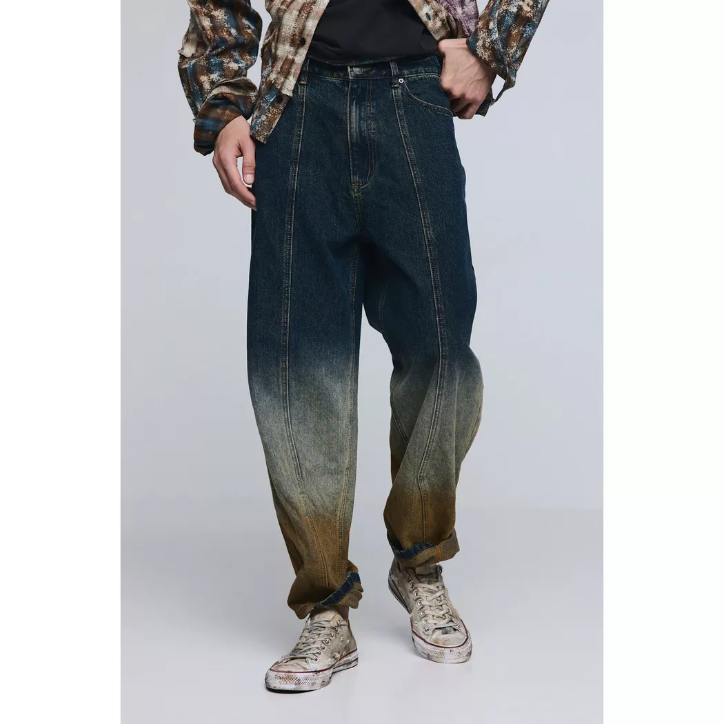 Desigual Jean coutures BLUE 38 male