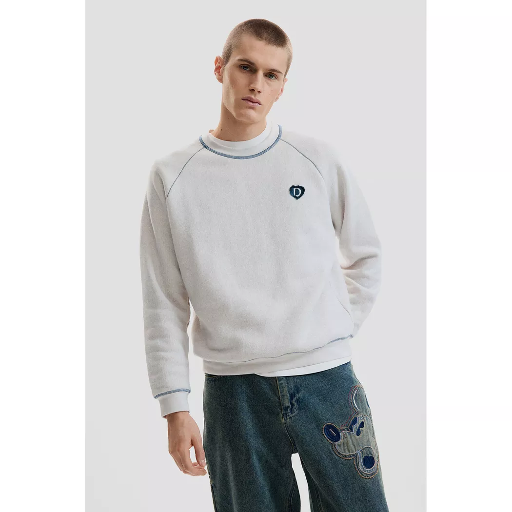 Desigual Sweatshirt basique en maille WHITE S male