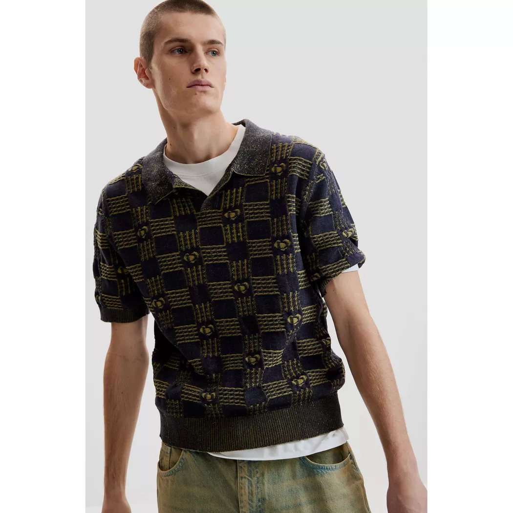 Desigual Polo bicolore BLUE S male