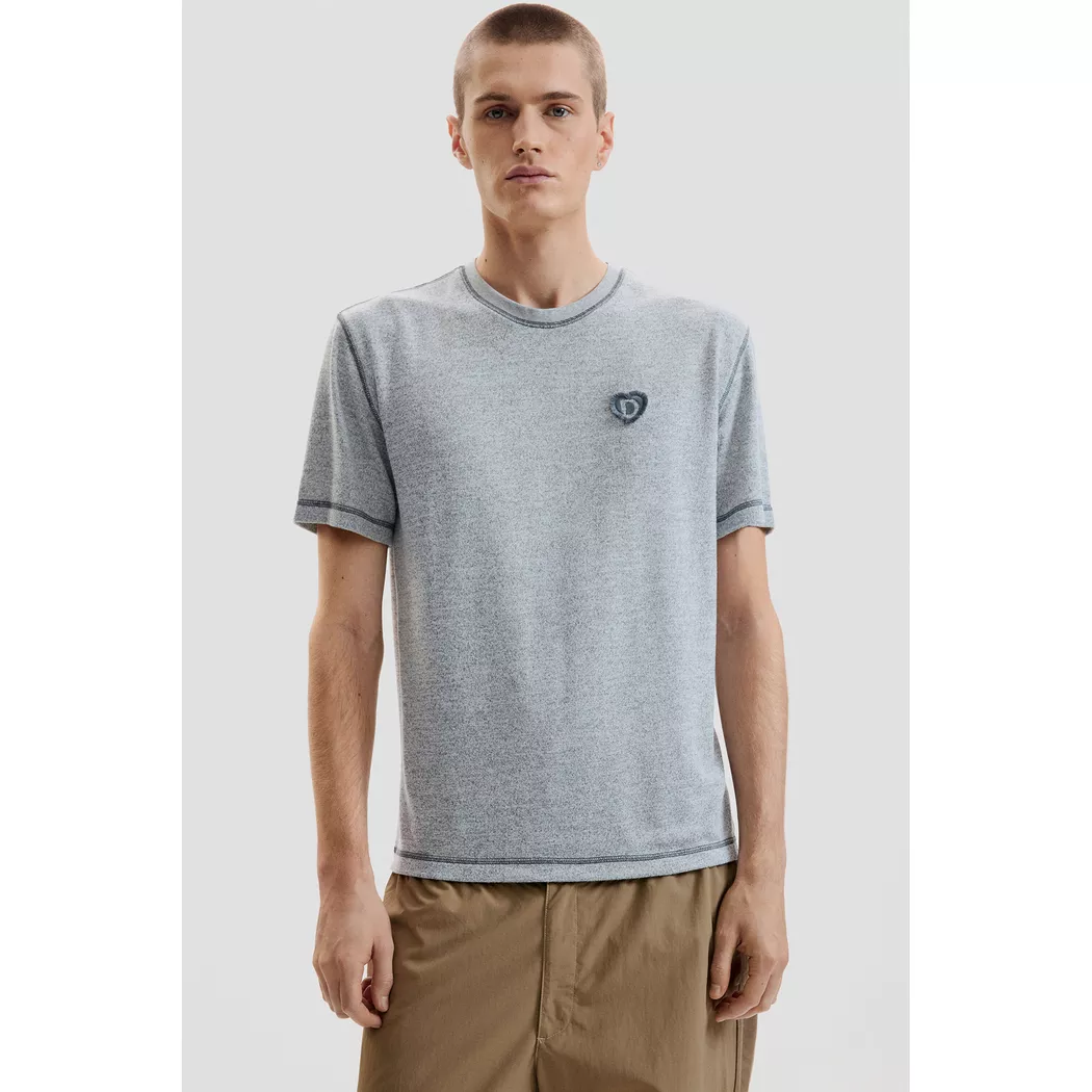 Desigual Tee-shirt rayé BLACK L male