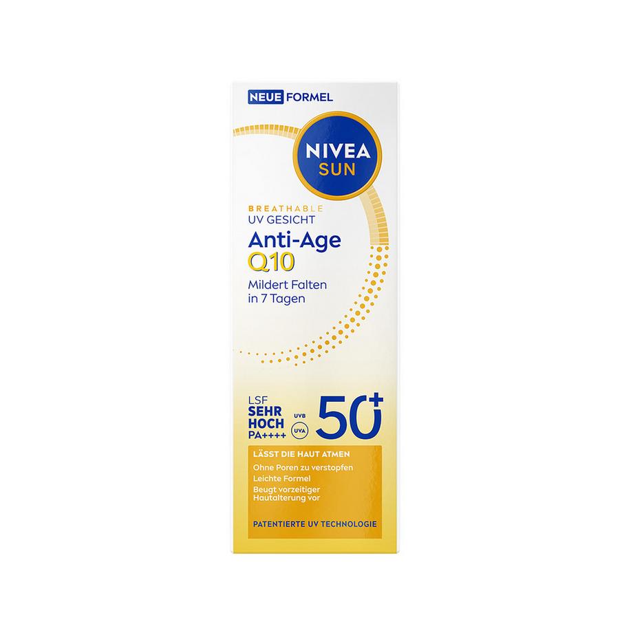 NIVEA SUN  UV Face Anti-Age Q10 FPS 50+ 