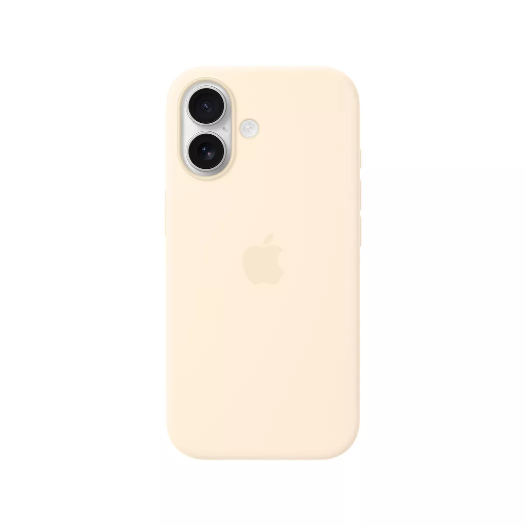 Apple iPhone 17 Silicone Case with MagSafe – Vanilla