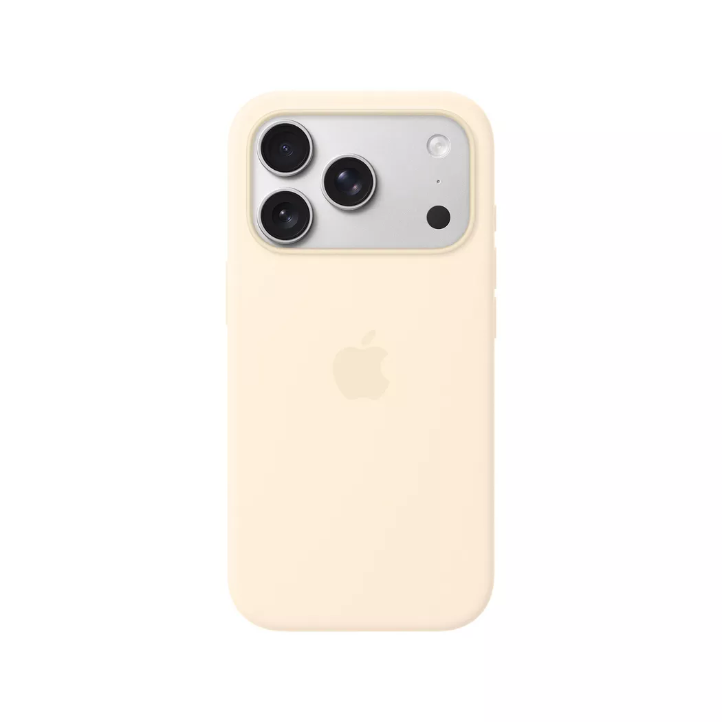 Apple iPhone 17 Pro Silicone Case MagSafe Vanilla
