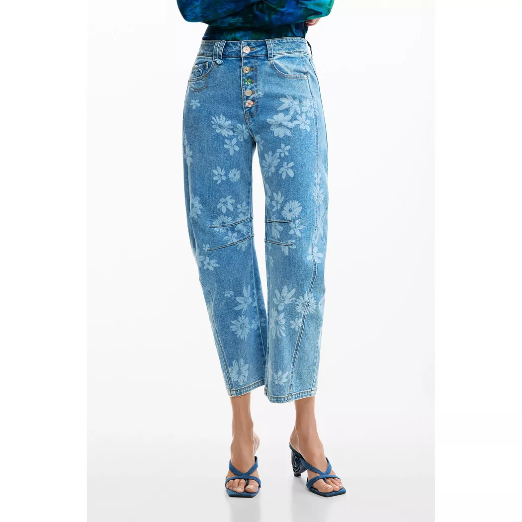 Desigual Pantalon denim jogger BLUE 40 female 5