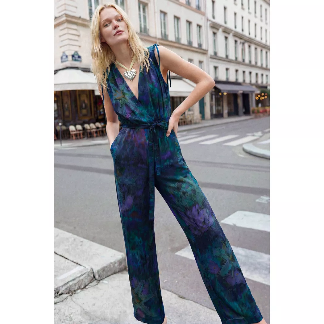Desigual Combinaison jardin nocturne BLUE XS female