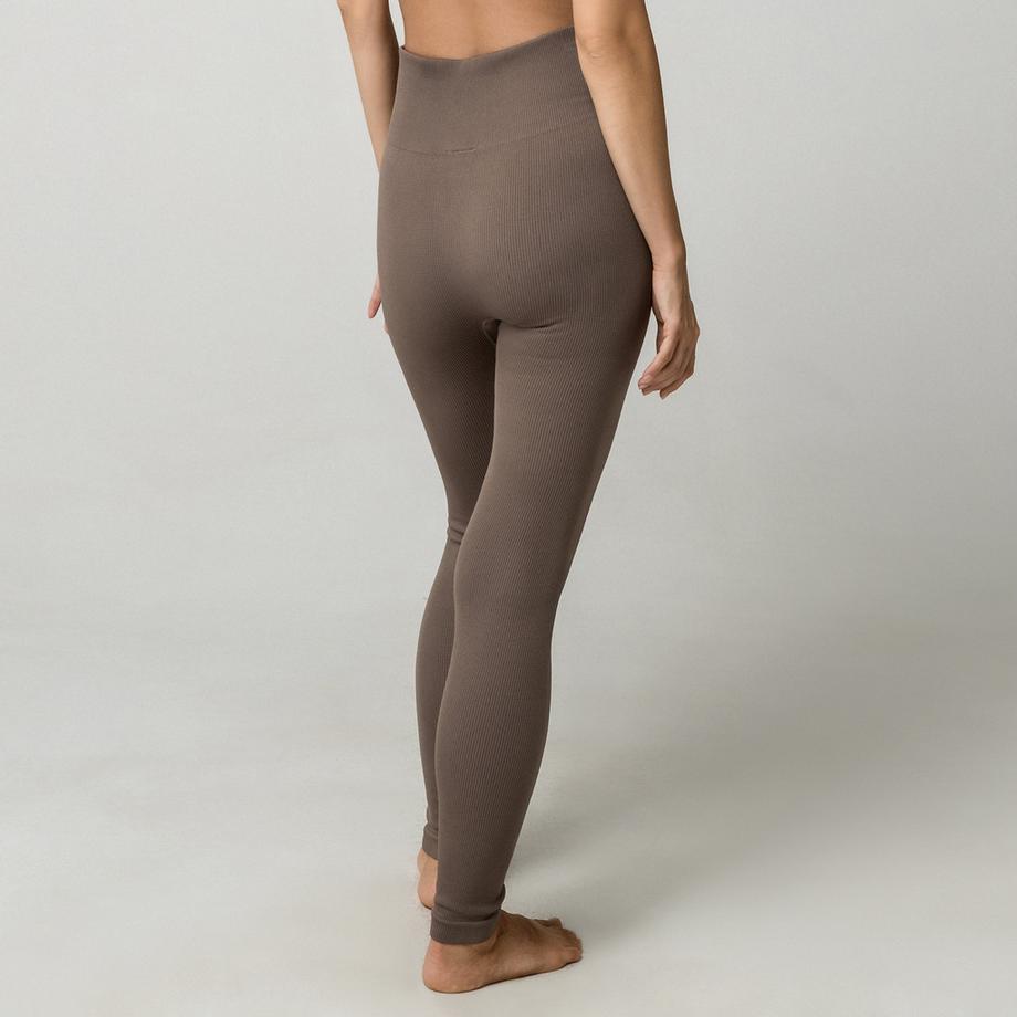 Manor Woman Ribbed High Waist Leggins  