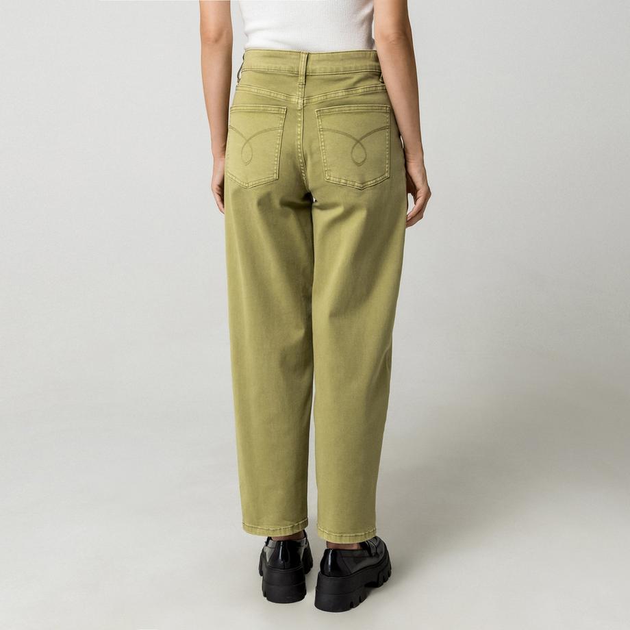 Manor Woman Pantalon Taille Haute Jambe Droite  