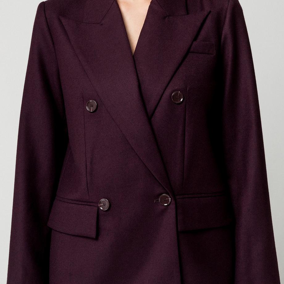 Manor Woman Manor Woman Blazer à double boutonnage avec col cranté  