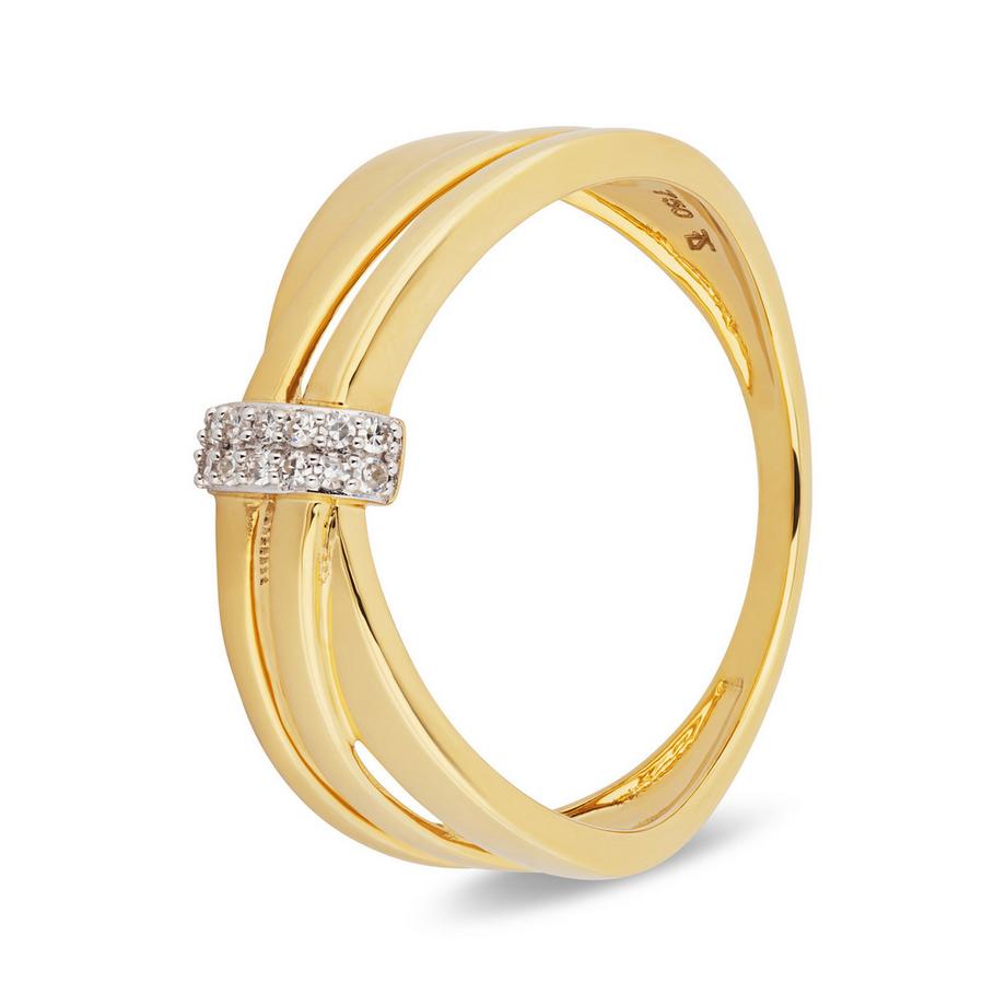 Bague avec diamant