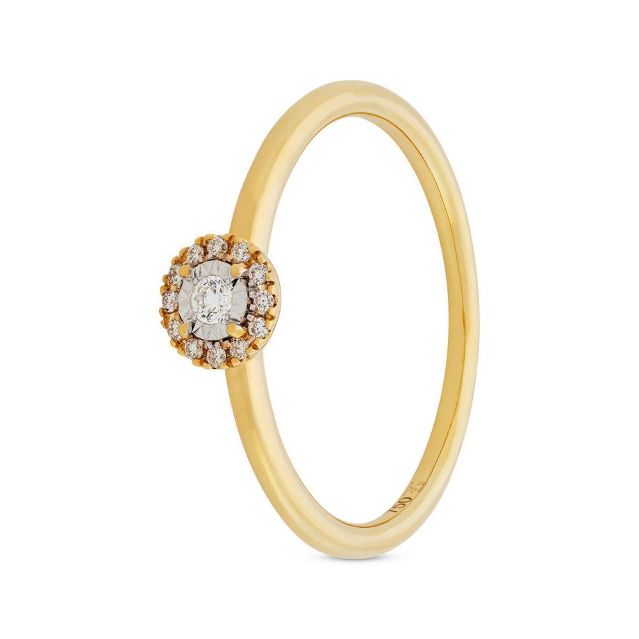 Bague avec diamant