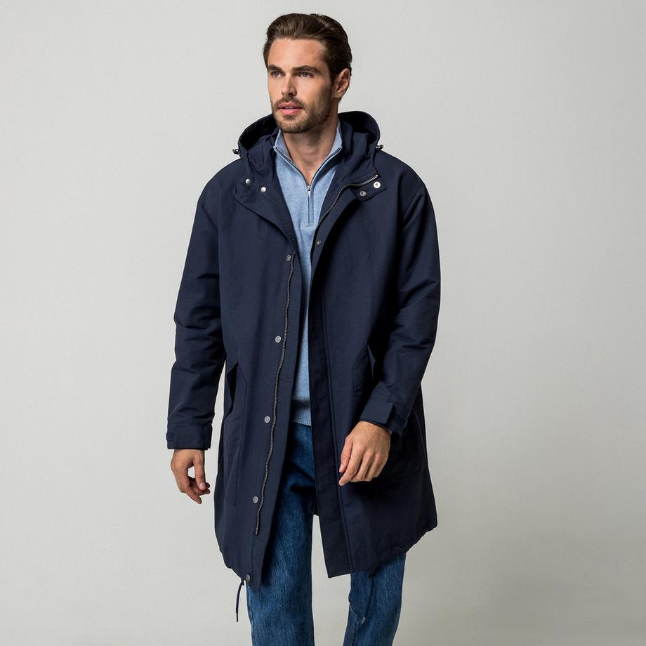 Manor Man Parka con cappuccio amovibile  