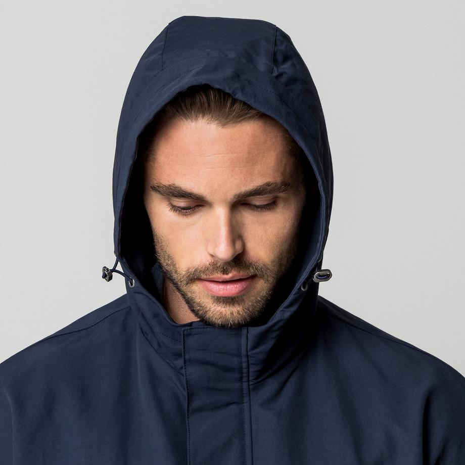 Manor Man Parka con cappuccio amovibile  