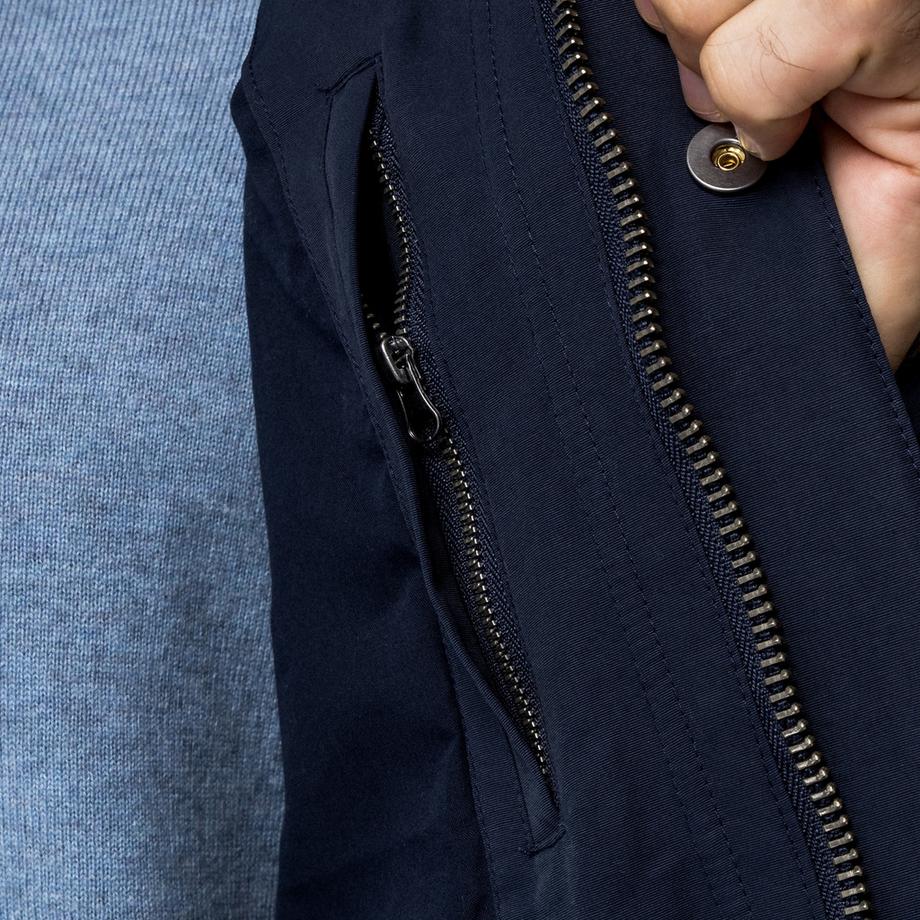 Manor Man Parka con cappuccio amovibile  