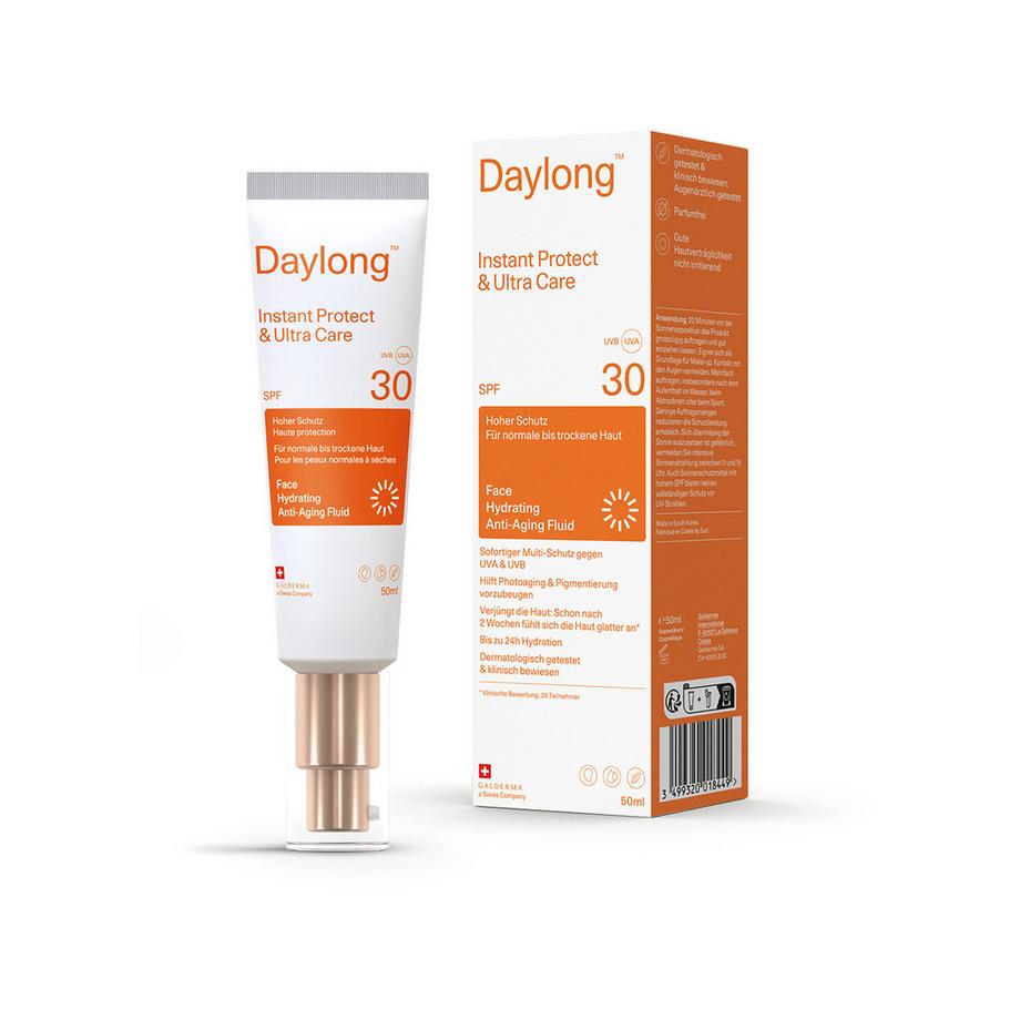 Instant Protect & Ultra Care Face Anti-Aging fluido idratante SPF 30