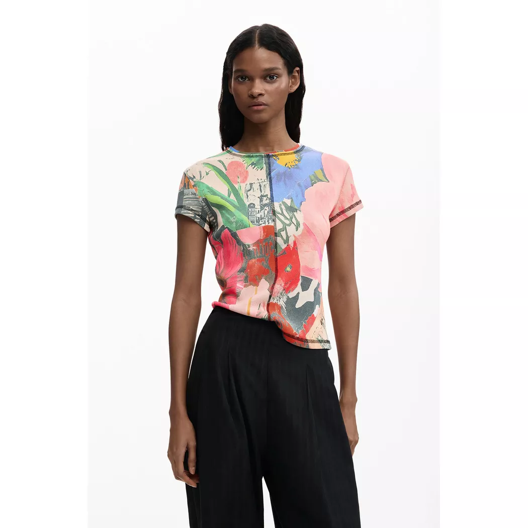 Desigual T-shirt conçue par mr. christian lacroix RED L female 10