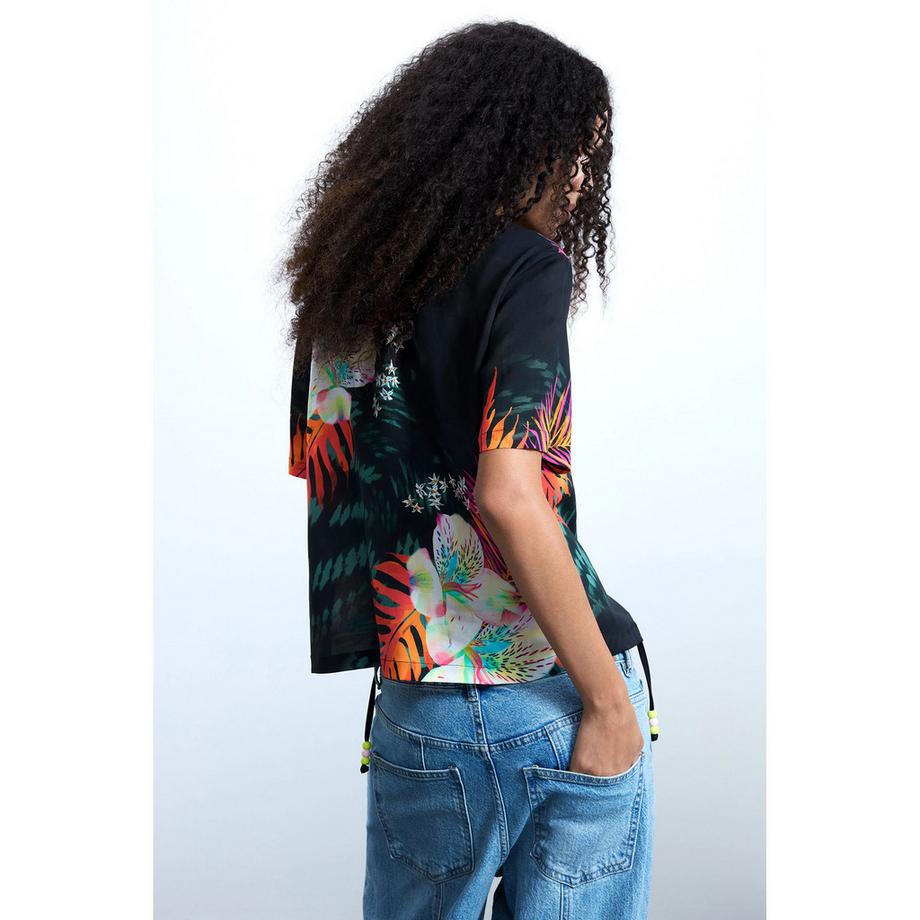 Desigual Chemise à manches courtes à motif floral  