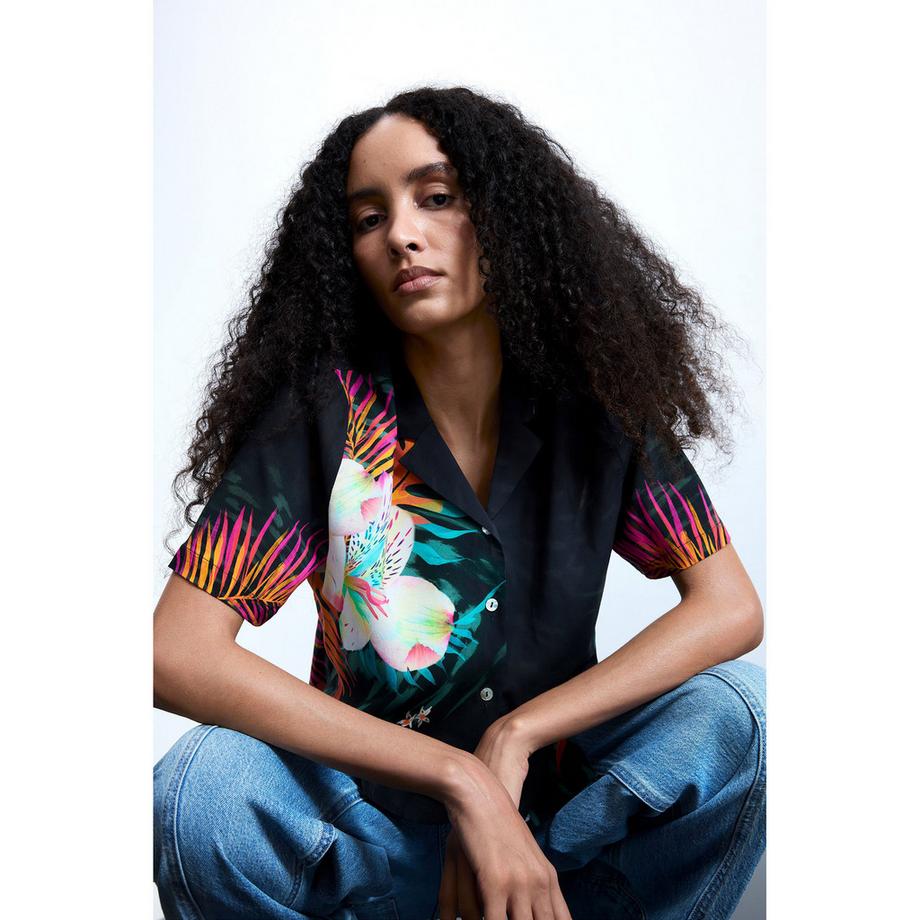 Desigual Chemise à manches courtes à motif floral  