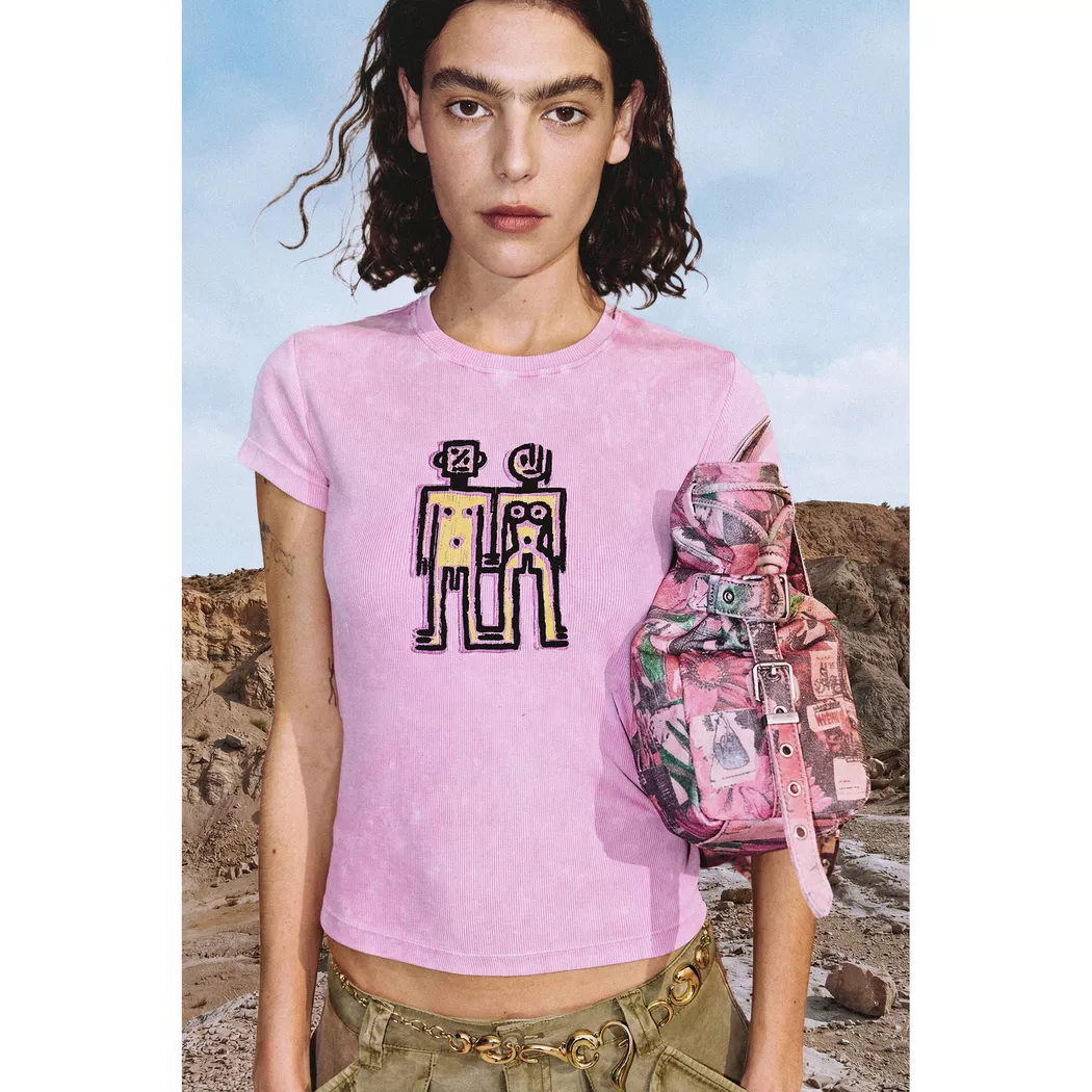 Desigual T-shirt ethnique conçu par mr. christian lacroix RED XS female 6