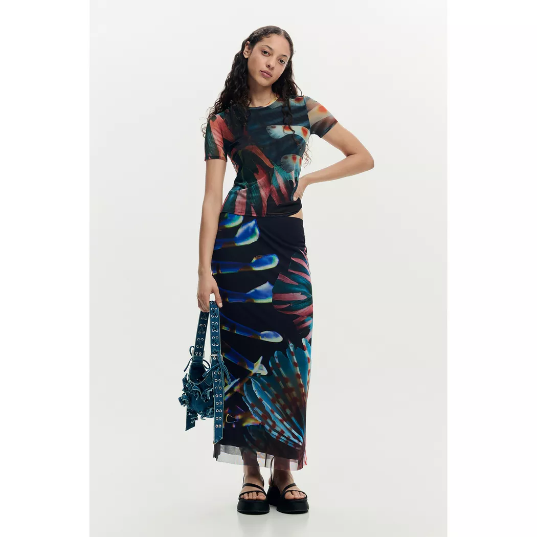 Desigual T-shirt conçue par mr. christian lacroix MATERIAL FINISHES M female 3