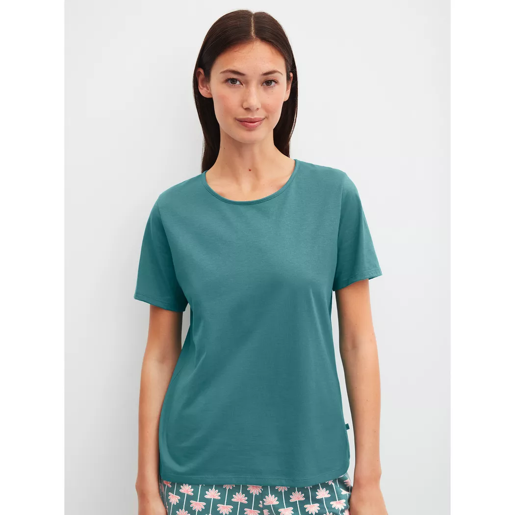 Calida - Shirt, kurzarm, für Damen, Grün Größe XS