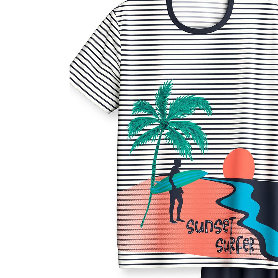 CALIDA  Pyjama-Set, manches courtes 