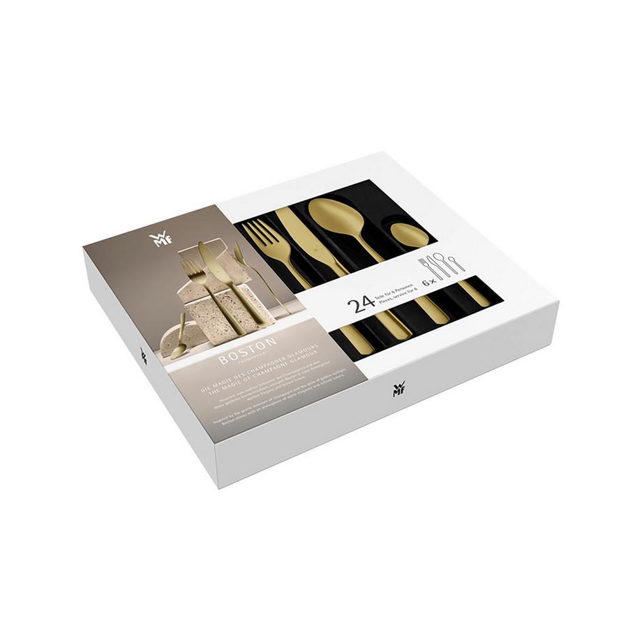 WMF Besteck-Set, 24-teilig Boston Champagne 