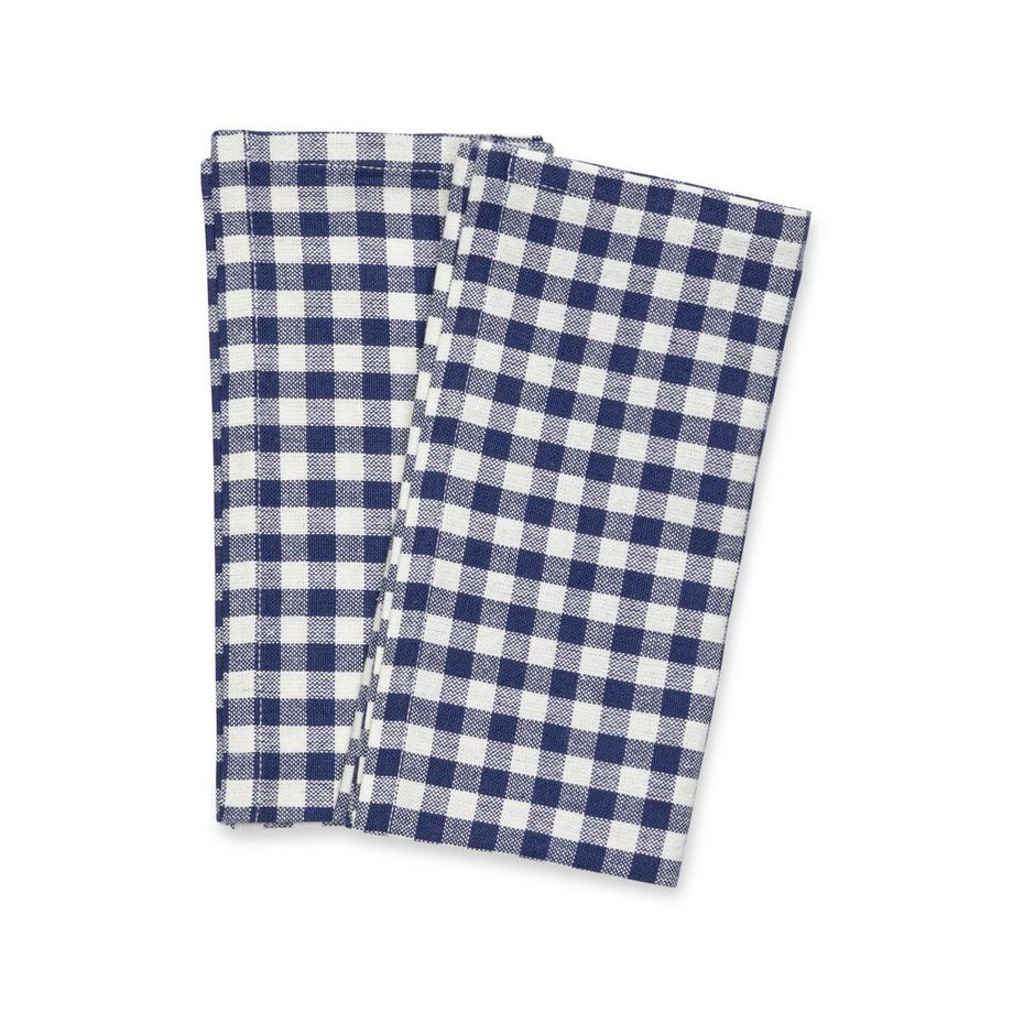 Manor Home Serviettes et sets de table, lot de 2 Karo 