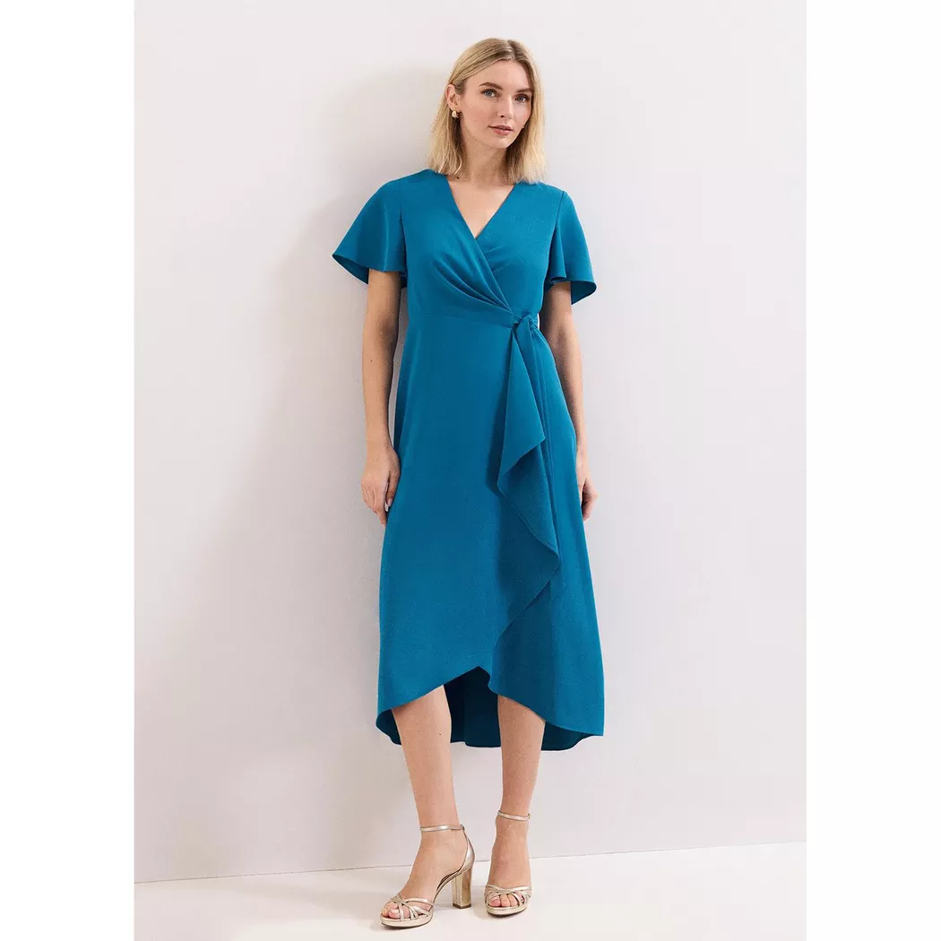 Phase Eight - Wickelkleid, für Damen, Blau, Größe 44