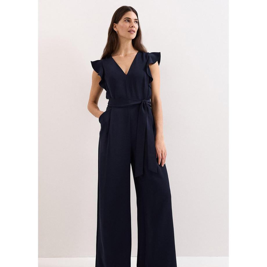 Phase Eight Kallie Combinaison Col V Manches Volants  