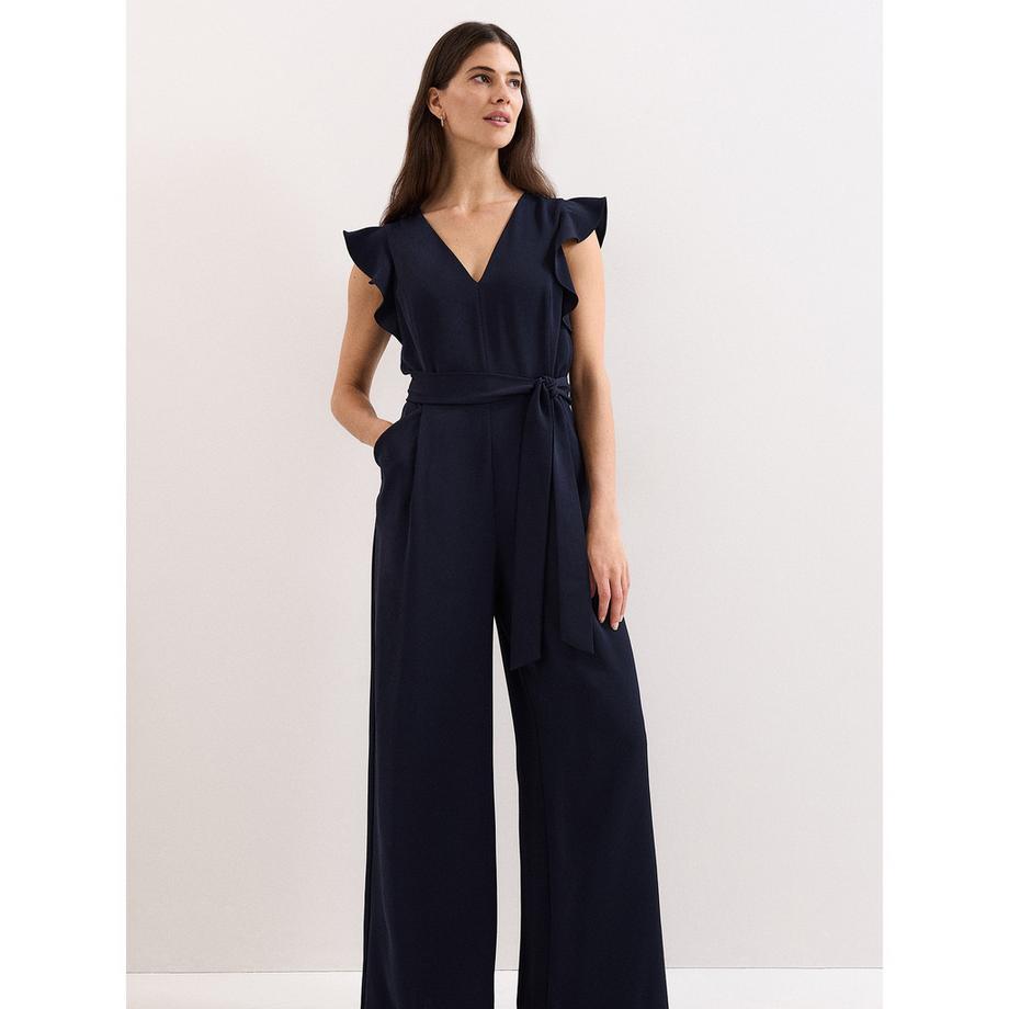 Phase Eight Kallie Combinaison Col V Manches Volants  