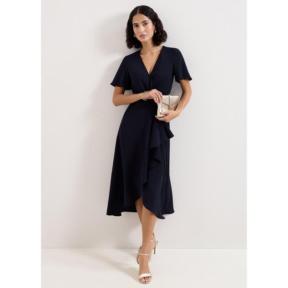 Phase Eight Julissa Robe portefeuille à manches courtes  