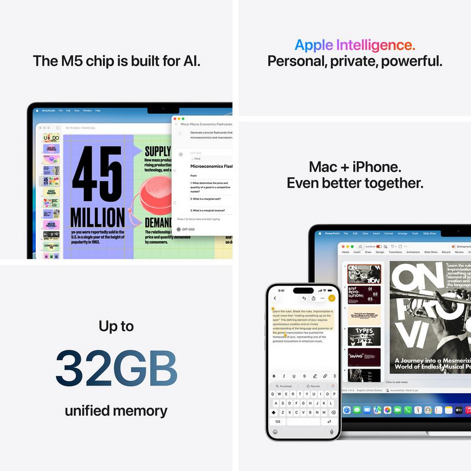 Apple MACBOOK AIR 13"/M5/16GB/1TB Mac 