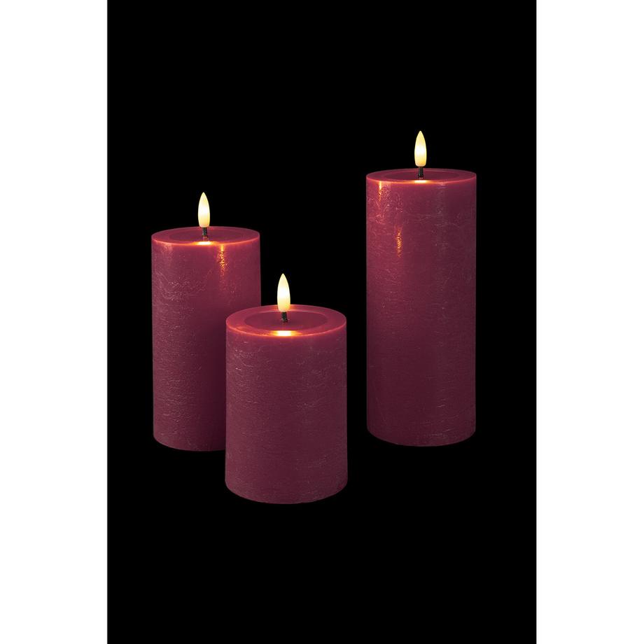 STT Bougie cylindrique à LED Candle Set 