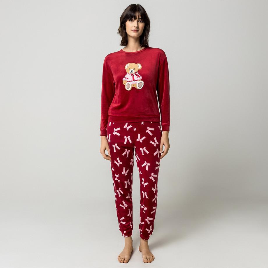 Manor Woman Teddybär-Print Pyjama-Set  