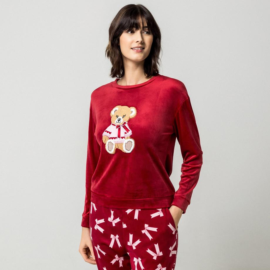 Manor Woman Teddybär-Print Pyjama-Set  