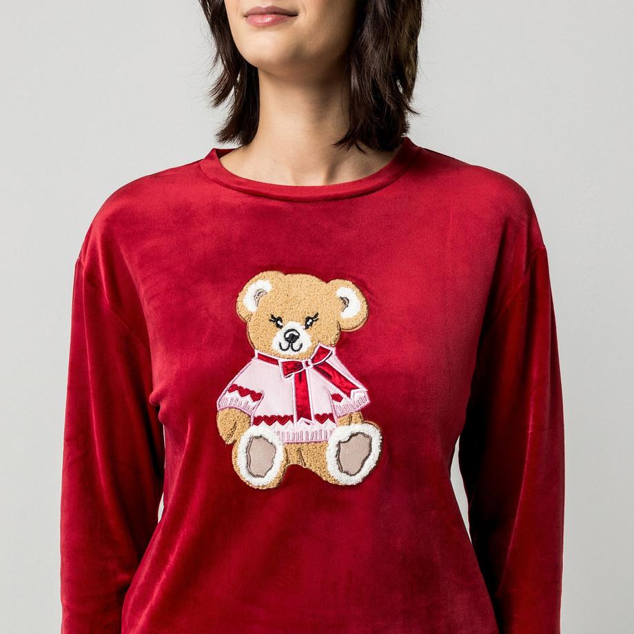 Manor Woman Teddybär-Print Pyjama-Set  