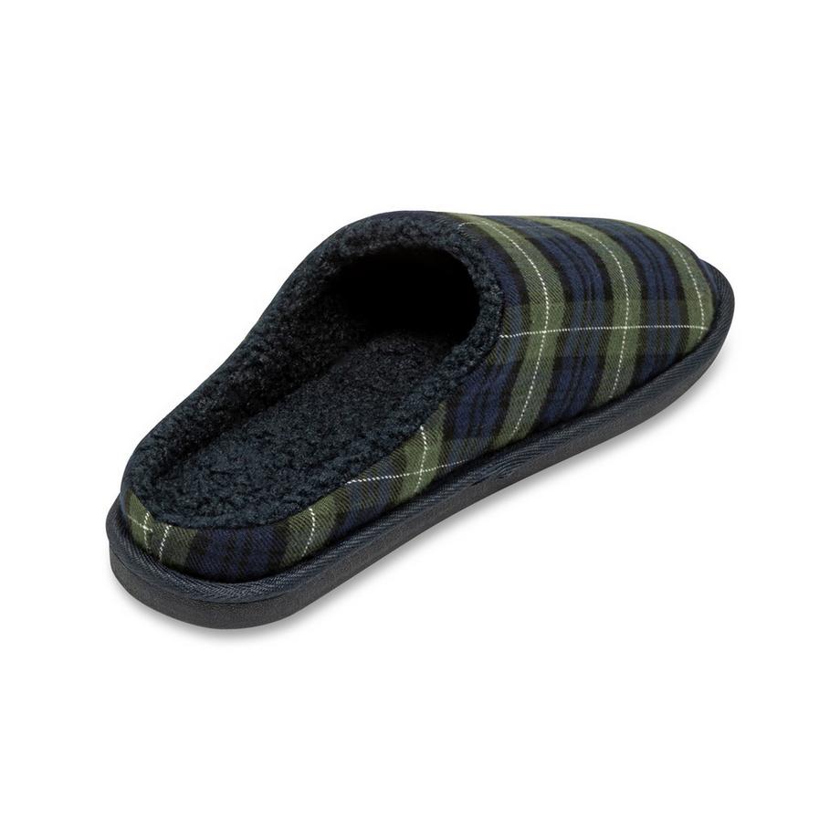Manor Man Men Home Slipper Check  