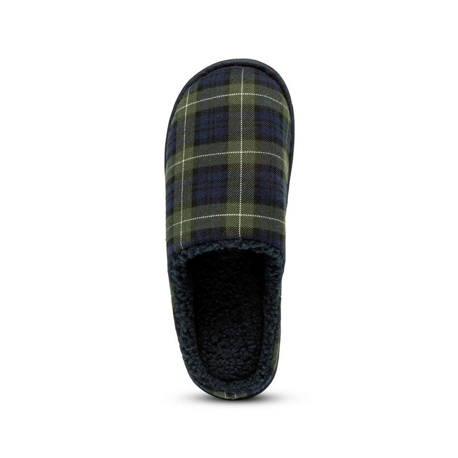 Manor Man Men Home Slipper Check  