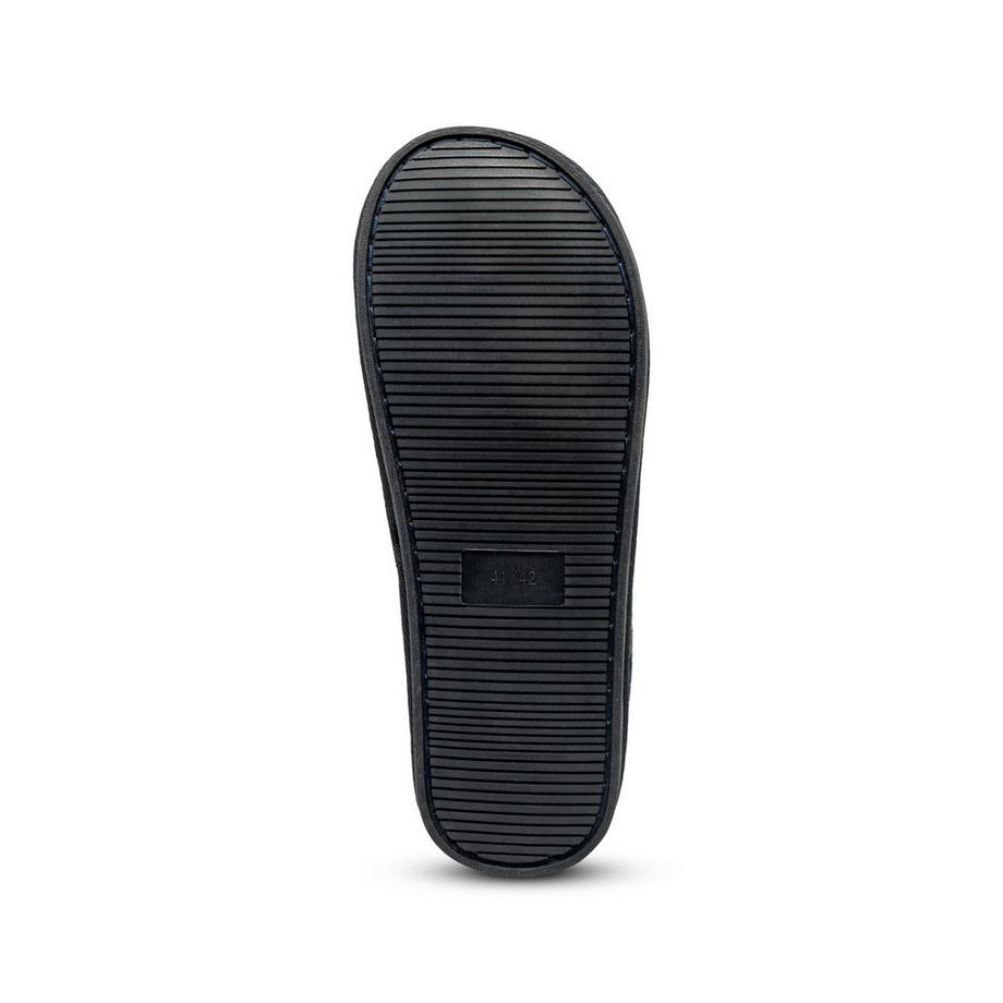 Manor Man Men Home Slipper Check  