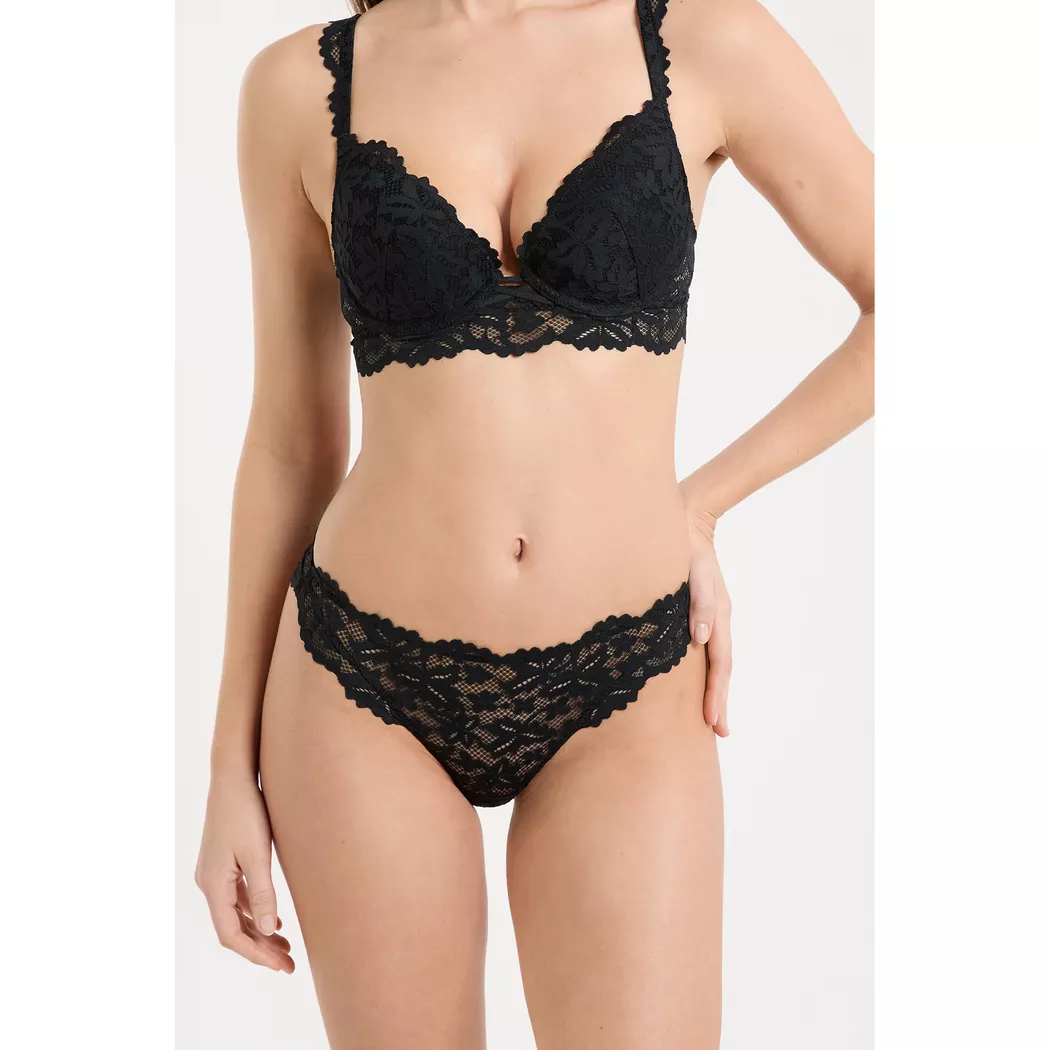 Etam - Tanga, für Damen, Schwarz, Größe 40 2