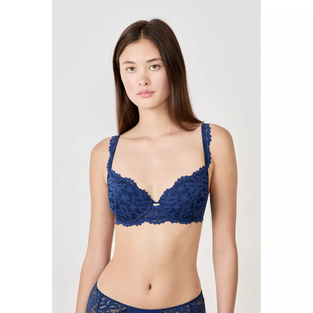 Etam - Bügel-BH, wattiert, für Damen, Marine, Größe 75/C