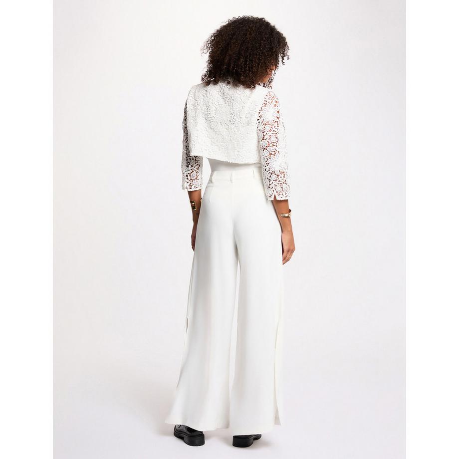 MORGAN Gilet Boléro en Dentelle  