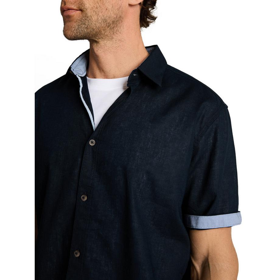 TOM TAILOR Chemise à Manches Courtes Boutonnée  