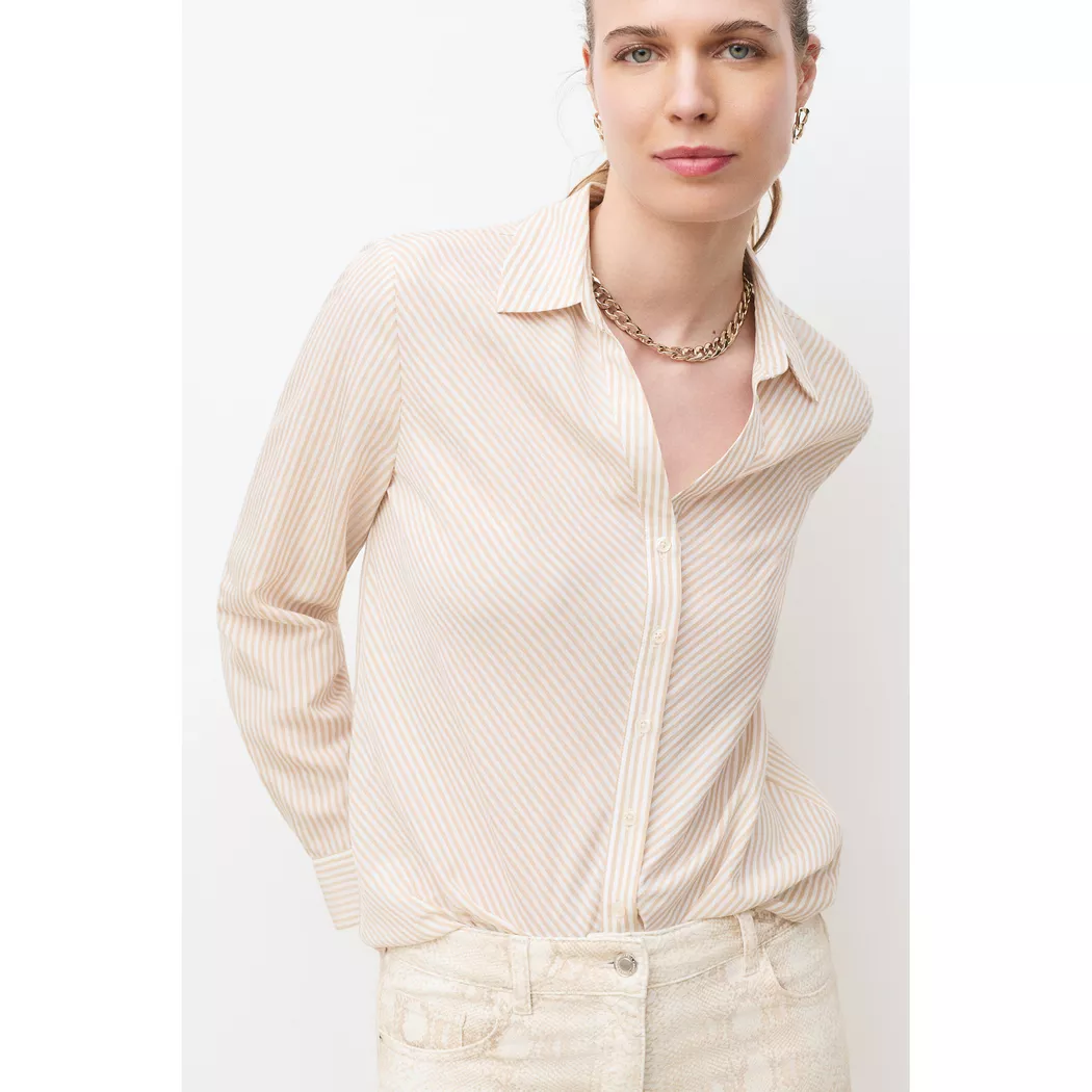 Caroll - Hemdbluse, langarm, für Damen, Cadiz, Größe 36