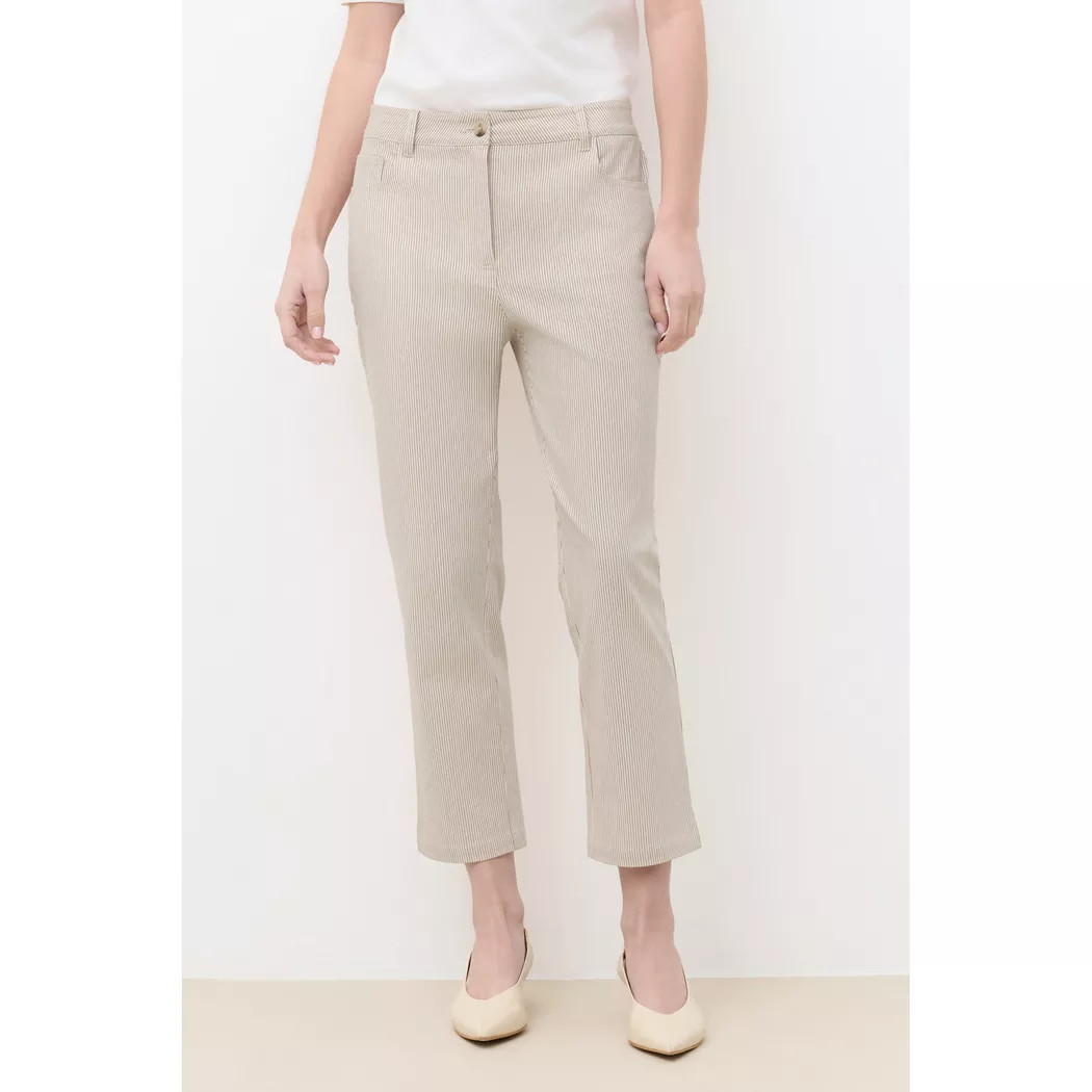 Caroll - Hose, Regular Fit, 7/8-Länge, für Damen, Beige Größe 44