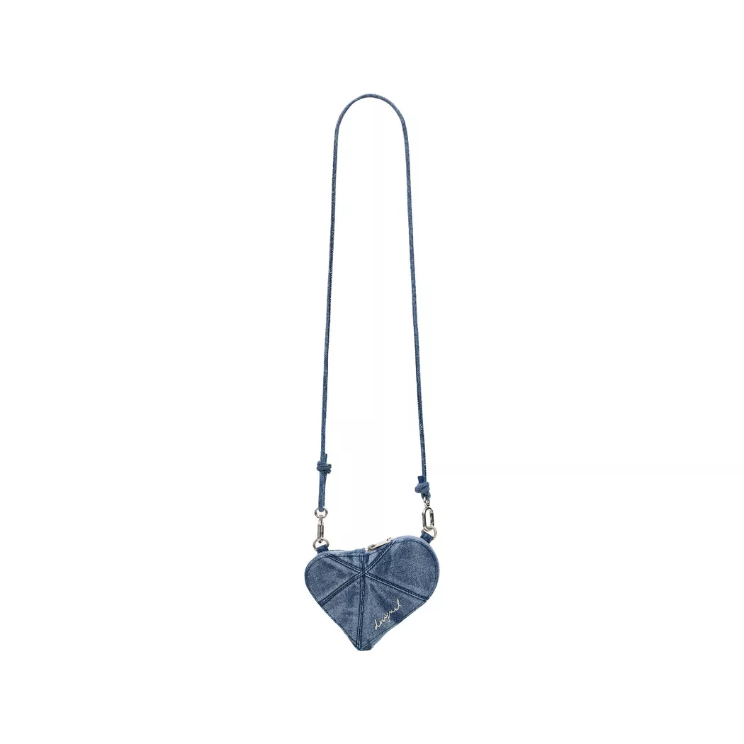 Desigual Monedero bandolera cœur mini BLUE U female 2